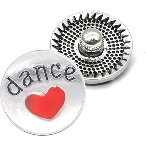 Wholesale w002 18mm 20mm rhinestone metal button for snap button Bracelet Necklace Jewelry For Women Silver jewelry