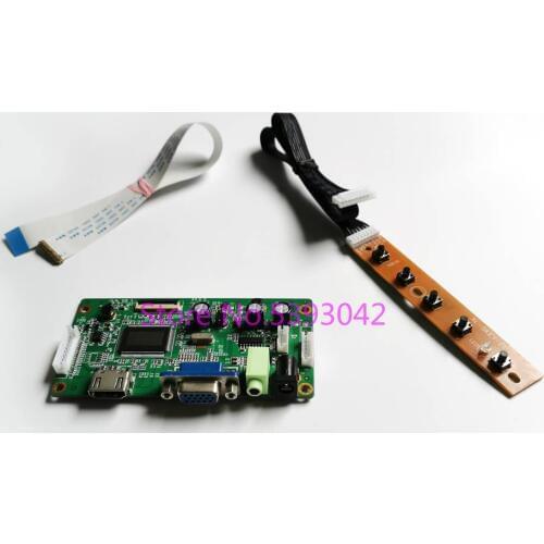 Fit N156BGA-EA2/EA3/EB2/EB3 +VGA display controller driver board 15.6" 1366*768 EDP-30Pins notebook PC led panel DIY kit