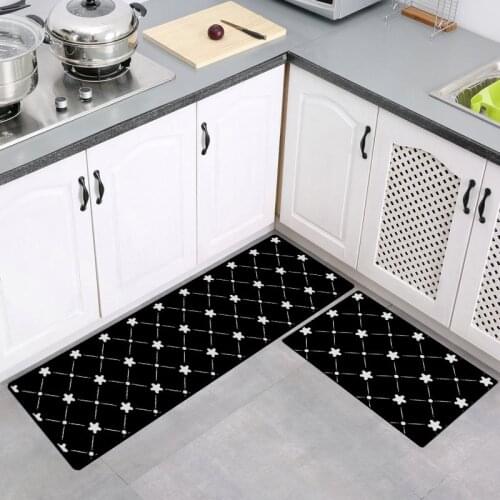 Kitchen Mat Cheaper Anti-slip Modern Area Rugs Living Room Balcony Bathroom Printed Carpet Doormat Bath Mat