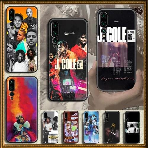 Rapper J. Cole Phone case For Huawei P Mate P10 P20 P30 P40 10 20 Smart Z Pro Lite 2019 black tpu cell cover luxury back fashion
