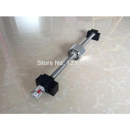 SFU1605 650mm 700mm 750mm 800mm 850mm 900mm 950mm 1000mm ballscrew + BK/BF12 + Nut housing + Coupler RM1605