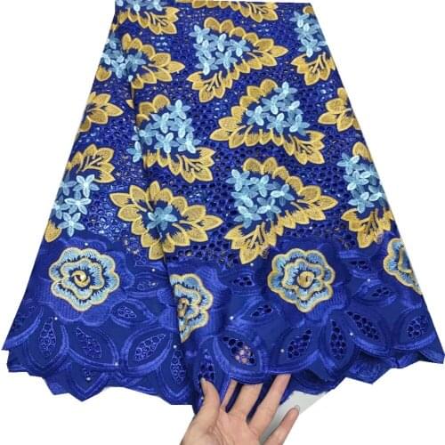 SJ Lace Swiss Voile Lace With Stones African Lace Fabric 2021 High Quality Lace Embroiderey Dubai Laces For Wedding Dress t3-61