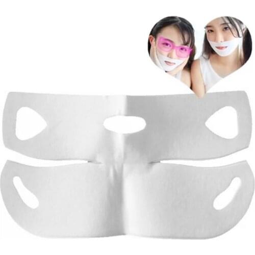 Women 4D Anti Wrinkle V-Shape Face Firming Gel Sheet Jaw Cheek Slimming Double Chin Lifting Mask Facial Moisturizing Skin Care