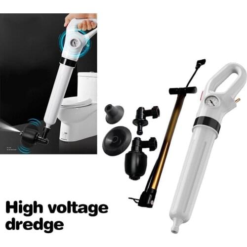 Toilet Plungers Drain Unblocker High Pressure Air Drain Dredge Cleaner Equipment Pneumatic Blaster Pipe Manual Clogged Powe H8O9