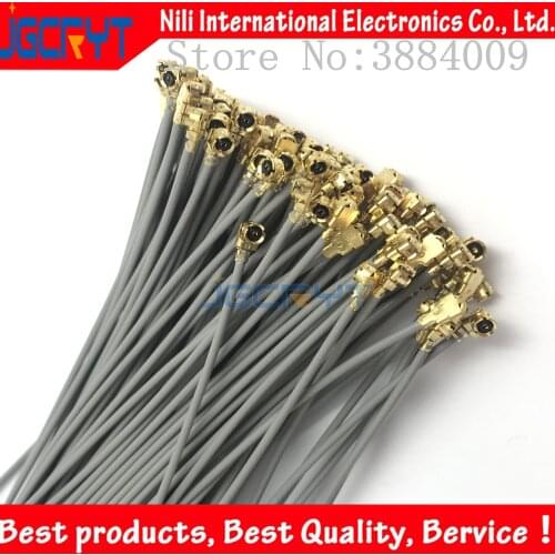 10 uds Line 2.4g wifi Receiver Antenna ipx Bluetooth Remote Control Built-in Aerial Model Antenna Silver Plating Line ipex