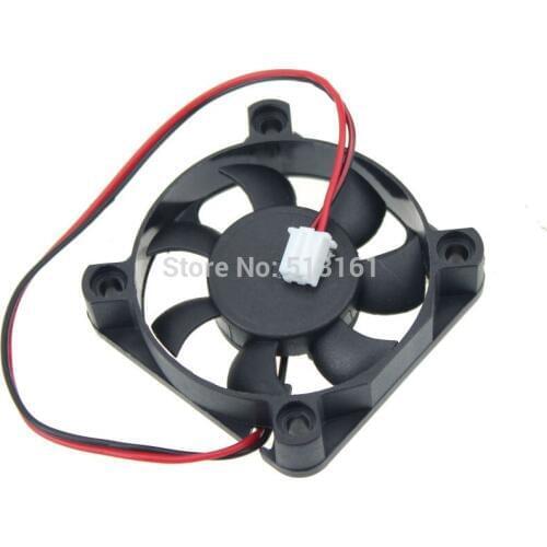 1000PCS/Lot Gdstime 50x50x10mm 5V 50mm 50*10mm 2Pin 5cm Mini Cooler Radiator DC Motor Cooling Fan