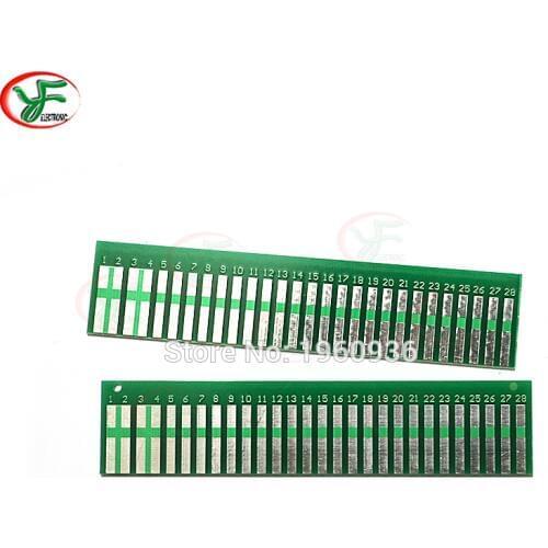 2 pcs 28pin golden finger/male jamma connection Arcade Parts 28 Pin Jamma Finger for JAMMA Connection PCB board