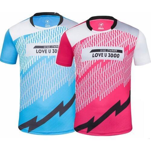 2020 Badminton Shirts Sports shorts Men,Women Quick Dry Breathable Table Tennis shirts Running shirt Fitness tennis Shirts AB161