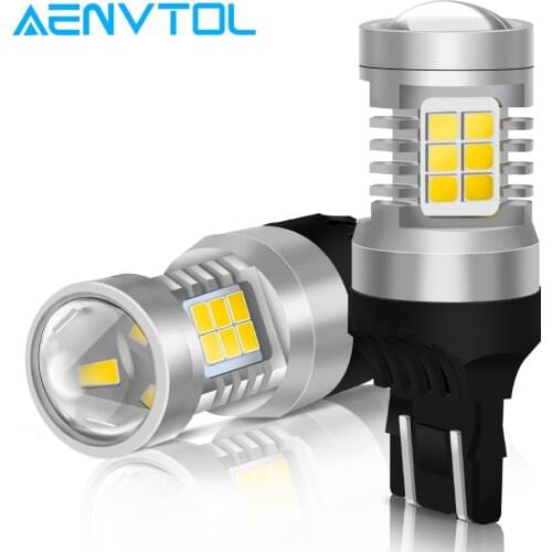 LASFIS 2x LED T20 W21/5W 7443 Canbus Light For Lada Kalina Granta Vesta DRL Daytime Running Lights Error Free Auto Lamp No Error