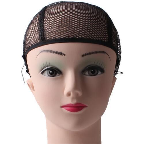 5 Pcs New Popular Glueless Full Lace Wig Cap For Making Wigs Adjustable Black Color Wig Net Cap Weaving Caps Wig Caps