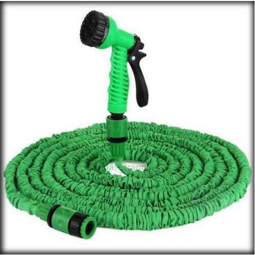 50 pieces Magic flexible Expandable Garden Hose reels +Gun Garden Water Hose Car watering connector (EU/US)