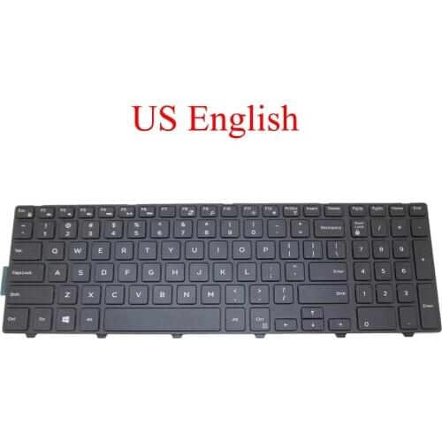 US Keyboard For DELL For Inspiron 15 3541 3542 3543 5542 5545 5547 5551 5552 5555 5557 5558 5559 5759 7557 English 0KPP2C KPP2C