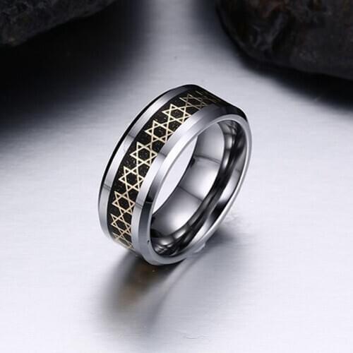 2020 Real Anel Rings Chandler Original David Ring Pentagram Stainless Steel Unique Religious Mens Party Jewelry Cartel Anillos