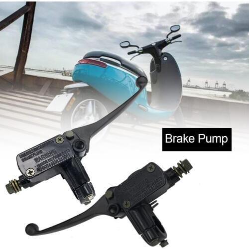 Master Cylinder Right Front Left Lever Pump Motorcycle Electric Bike Scooter Brake Pumps Disc Front Rear Hydraulic Brake Pump