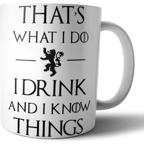 HERSEYSTORE Thats What I Do Logos Mug Cup Cute Mugs Animated Cool Mugs Regular Size Beautiful Gift Tea Milk Coffee Cups Gift