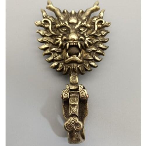 China brass belt buckle crafts statue