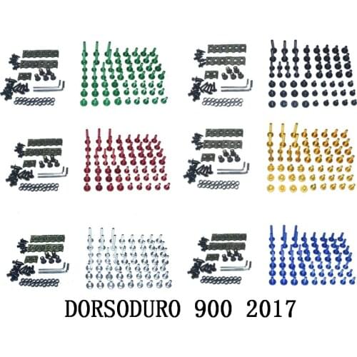 Motorcycle Complete Fairing Bolts Kit Bodywork Screws For Fit Aprilia DORSODURO 900 2017