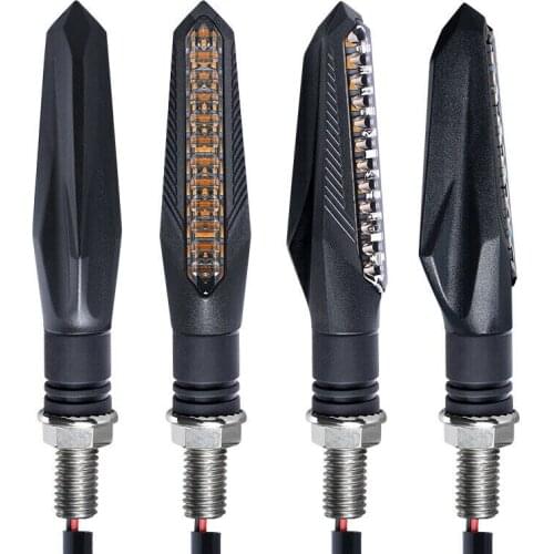 Motorcycle small triangle running water turn signal turn signal flashlight LED motorcycle