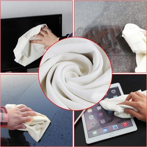 Natural Shammy Chamois Leather Car Cleaning Towels Drying Washing Cloth Maintenance Tools New