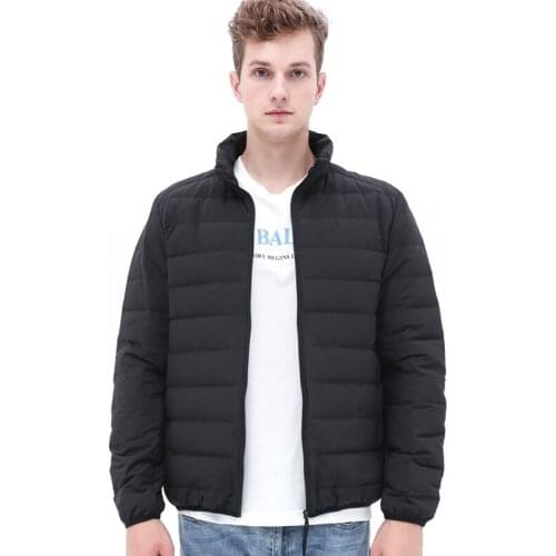 2021 Fashion New Men Outwear Coat Ultra Light Men Down Coat Oversize Men Coat Outwear Winter Down Parkas