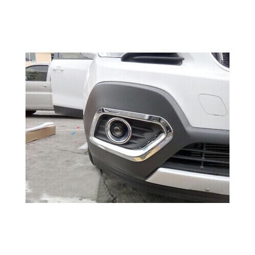 ABS Chrome Front Fog Light Lamp Cover Trim 2pcs For Buick Encore 2013 - 2016