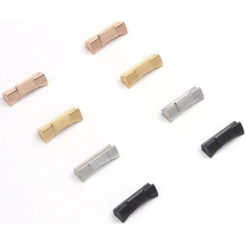Suitable for Rolex Water Ghost log ditona watch strap end link connector head grain 20mm Watch accessories mens