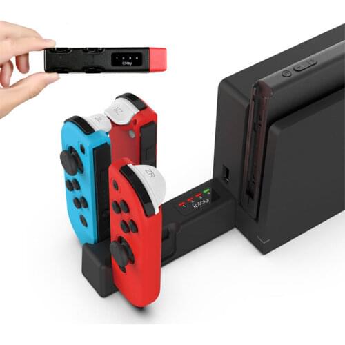 Portable Mini USB Wireless Charger For Nintendo Switch NS Joy-Con Controller Charging Dock Station Stand Holder Accessories