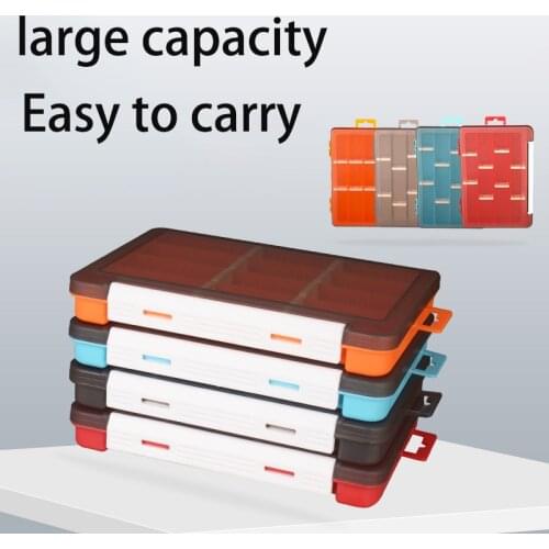 20*13*2.5cm Fishing Large-capacity Portable Storage Box Outdoor Storage Lure Hook Boxes Storage Tackle Box Fishing Accessories