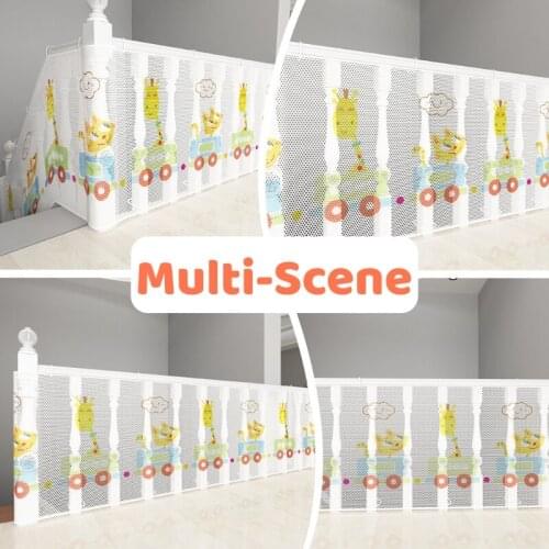 A9LE Banister Guard Colorful Mesh Baby Safety Stairs Thicken Rail Net Child Proofing Balcony Staiway Railing Protective Net