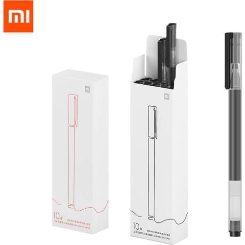 Original Xiaomi Mijia sign Pen 0.5mm MI Kaco Ballpoint pen Core Durable Signing Pen Refill Black japen Ink 10pc/set