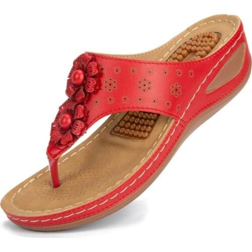 Summer shoes women sandals 2021 new solid color casual shoes for women elegant fashion flowers women sandals plus size