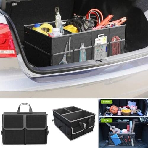 Car Trunk Storage Bag Folding Multifunction Container Tool Food Storage Bags Organizer Trunk Box for Universal Car