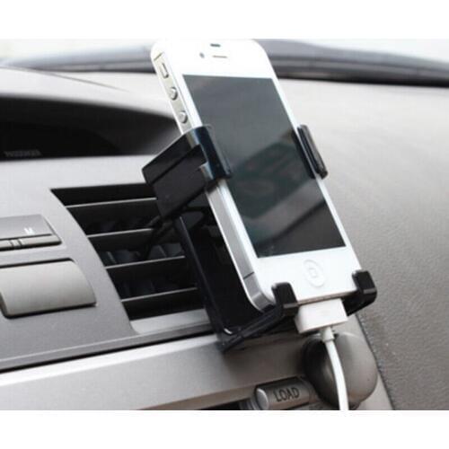 360 Degree Rotating Car Air Vent Mount Cradle Holder Stand for GPS Mobile Cell Phone Stand