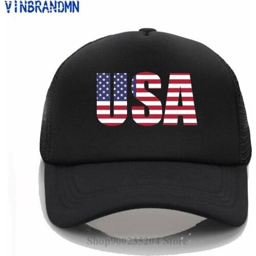 Hot sale USA Flag Star Printed Striped Printed Baseball cap 2021 fashion Summer hats Casual Soft cotton youth all-match sun hats