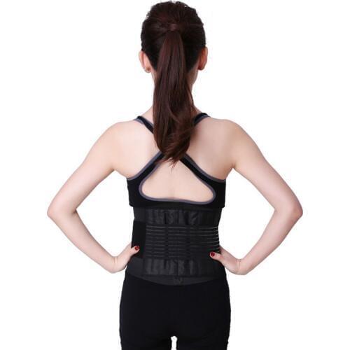 1piece 8 Pcs ABS Straps Belt For The Back With Waist Ceinture Support Brace Massager Adjustable Posture Corrector Back Brace