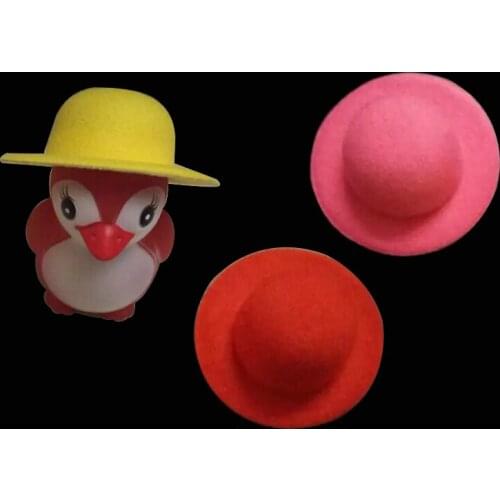 1PC Dolls House Miniature Bowler Hat Coffee Clothing Accessories Home Room Decoration Gift for Kid Dolls Lover
