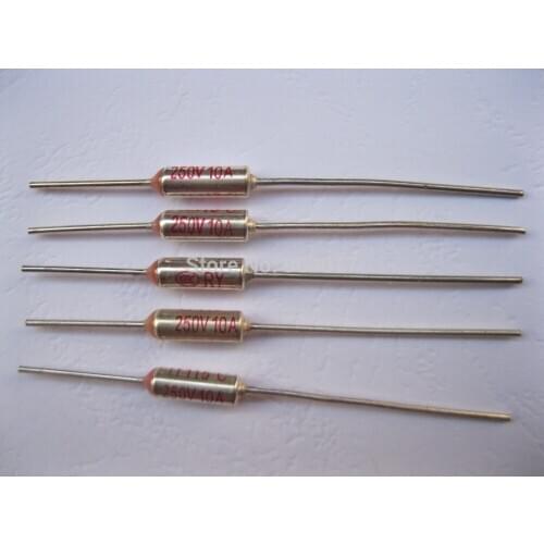 1400 Pcs Per Lot Microtemp Thermal Fuse 115C Cut-off 10A 250V HOT Sale HIGH Quality