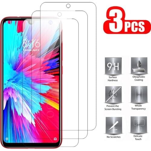 3PCS Screen Protector Glass protective for Xiaomi Redmi Note 7 s 7 ProTempered Glass for Xiaomi Redmi Note 7 Tempered Screen