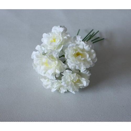 7pcs/bunch Hibiscus Rose Artificial Flower Bouquet for Home Wedding Decoration Photography Props Fake Flowers