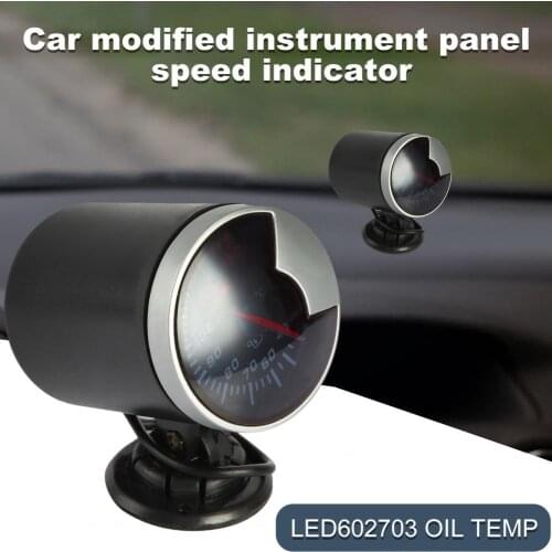Car Tachometer Reliable Modified Parts Tacho Gauge LED602703 OIL TEMP for Vehicles