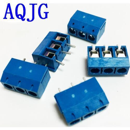 Free Shipping 10pcs KF301-2P/KF301-3P KF301-5.0-2P KF301-5.0-3P KF301 5.08mm Plug-in Screw Connector AQJG