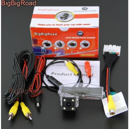 BigBigRoad For Mazda 2 3 Mazda2 Mazda3 Sport 2004 - 2009 2010 2011 2012 2013 Car Rear View Backup Parking Camera night vision