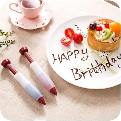 Food Writing Pen Chocolate Decorating Tools Cake Mold Cream Cup Cookie Icing Piping Pastry Nozzles Kitchen Accessories
