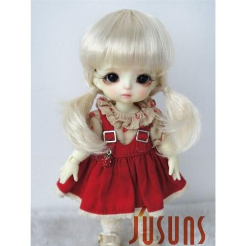 JD589 Newest BJD Synthetic Mohair Doll Wig Suit for Size 4-5 Inch 5-6 Inch 6-7 Inch Doll Top Doll Hair Fashion Doll Accessories