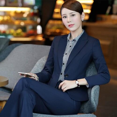 2 piece outfits for women spring new-style professional pants suit female fashion suit office lady dress suit overall