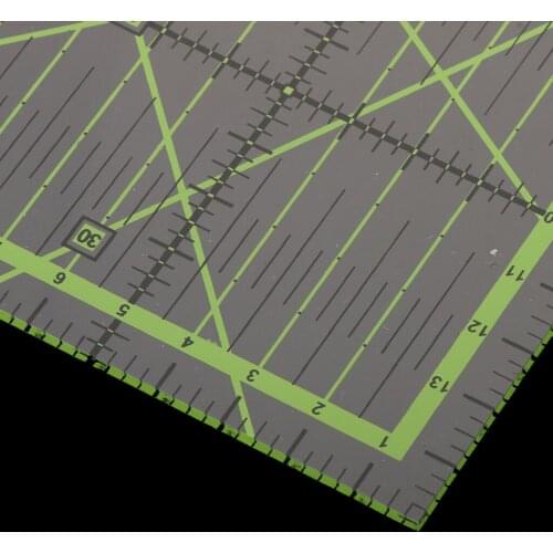 Patchwork Ruler, Transparent, Quilting Template Ruler, 1 Piece