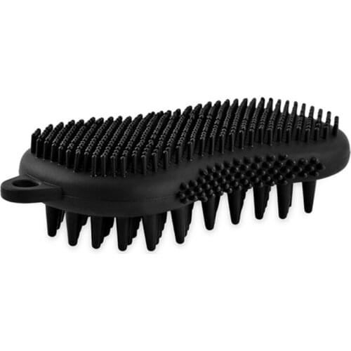 Hair Scalp Massager Shampoo Brush Exfoliating Silicone Bath Body Brushes C1FF