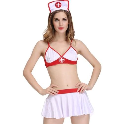 New Arrival Sexy Nurse Costumes Lingerie Women Porn Lingerie Sexy Hot Erotic Sets Female Nurse Costume Sexy Uniform