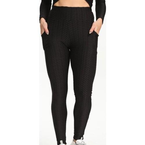 New Anti-Cellulite Pocket Leggings Women Workout High Waist Push Up Legging Running Fitness Gym Jeggings Pants Women Clothing