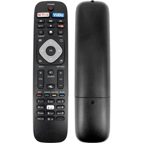 New Replacement NH500UP For PHILIPS 4K UHD Smart TV Remote Control NETFLIX VODU 32PFL4902/F7 40PFL4901/F7B 75PFL6601/F7